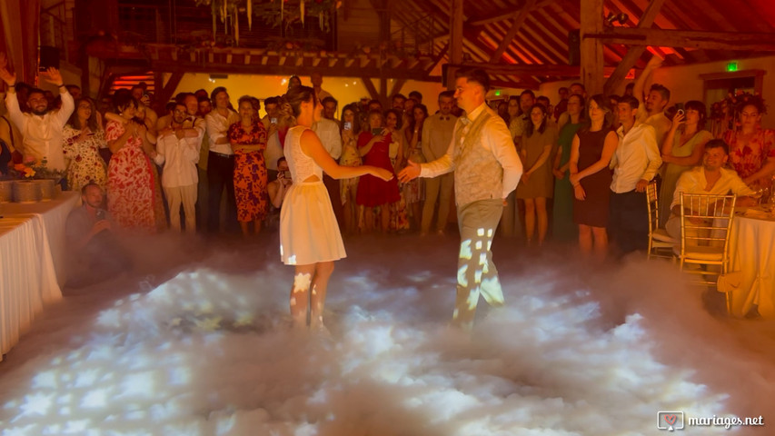 Première danse de Aurore et Jeoffrey au Domaine de Vermoise 