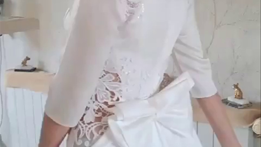 Robe de mariée pièce unique 