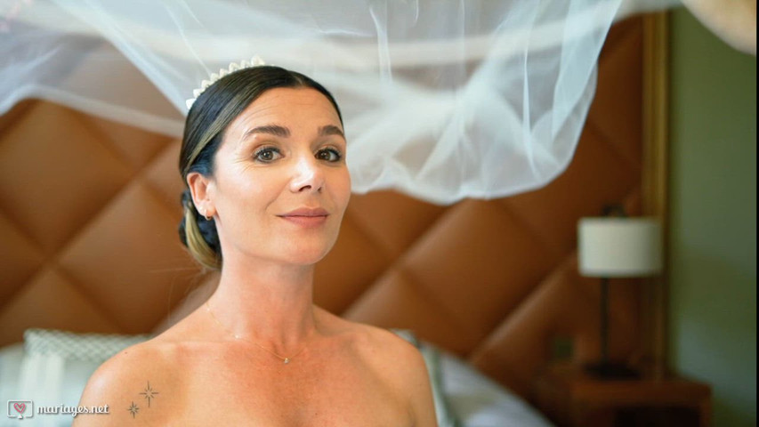 Voile mariée ralenti