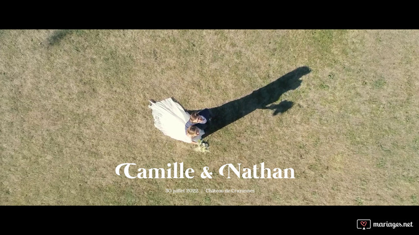 Mariage de Camille et Nathan au château de Crazannes