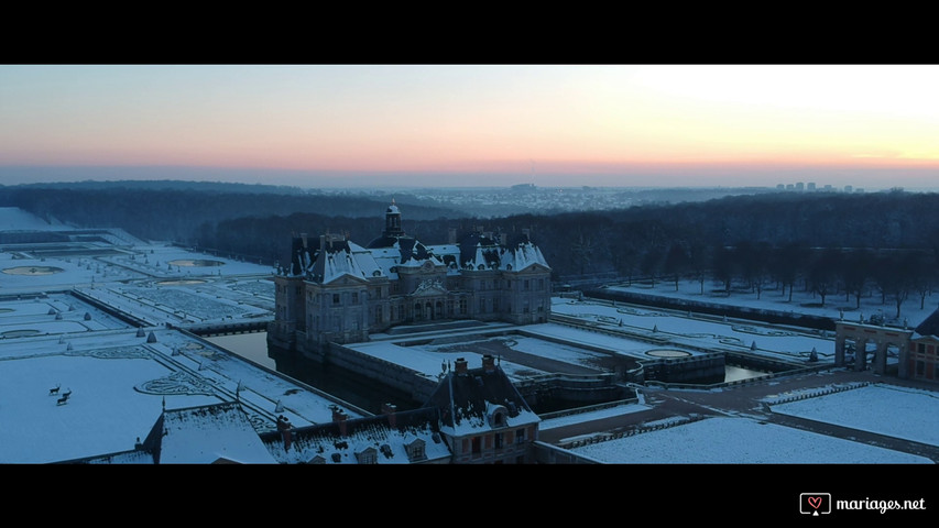 Chateau de Vaux le Vicomte - drone