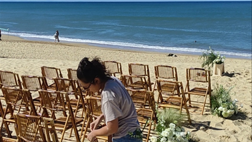 Un mariage de rêve face à l'océan 