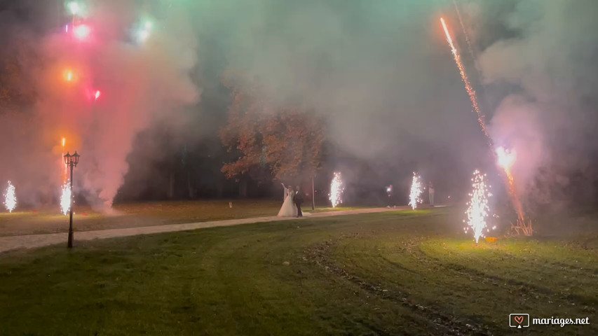 Entrée magique des mariés 