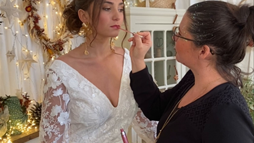 Maquillage et coiffure mariée 