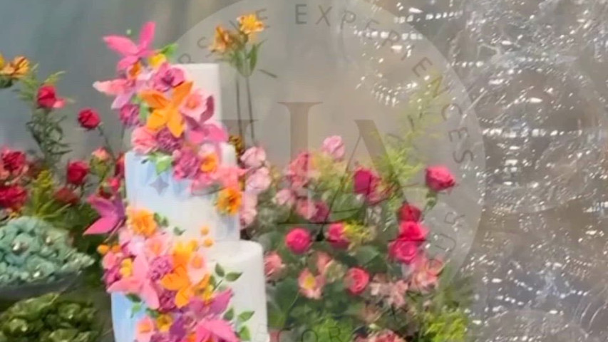 Bubble suspendu dans une ambiance Florale