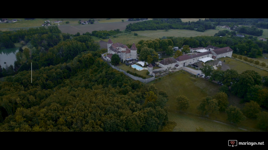 Château Chapeau Cornu Film de mariage