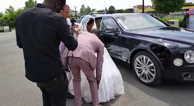 Mariage en Bentley Mulsane