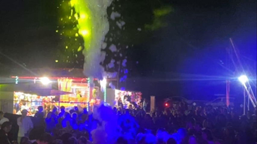 Soirée mousse en extérieur 