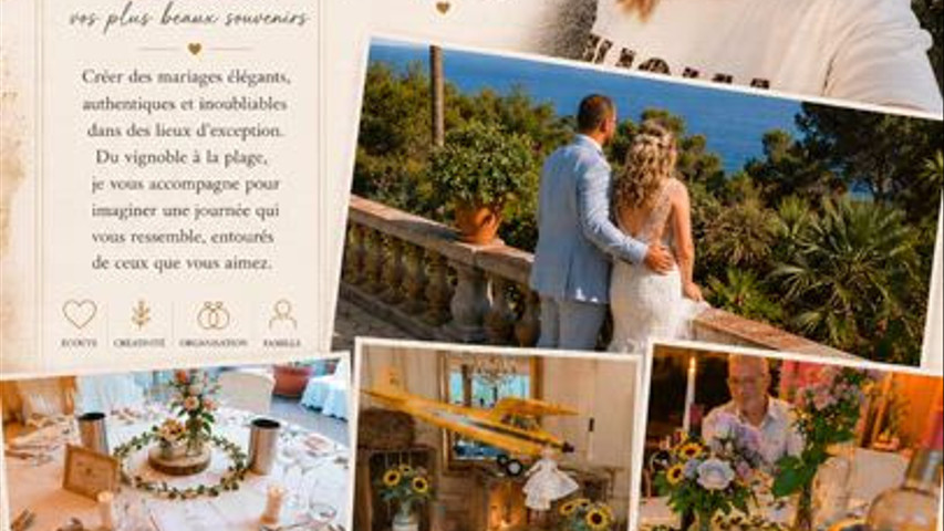 Mise en avant de qui est Emilie Wedding 