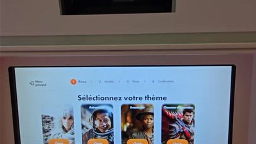 StoryFace dans une cabine Photomaton