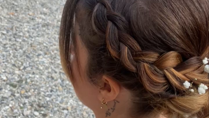 Chignon invitée