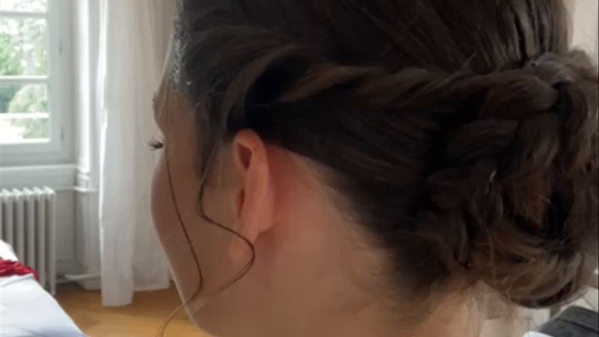 Chignon Demoiselle d'honneur