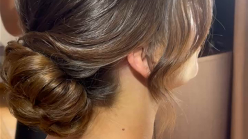 Chignon à relief 