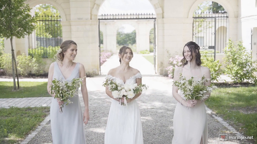 Mariage au château de l'Hospital en Gironde.