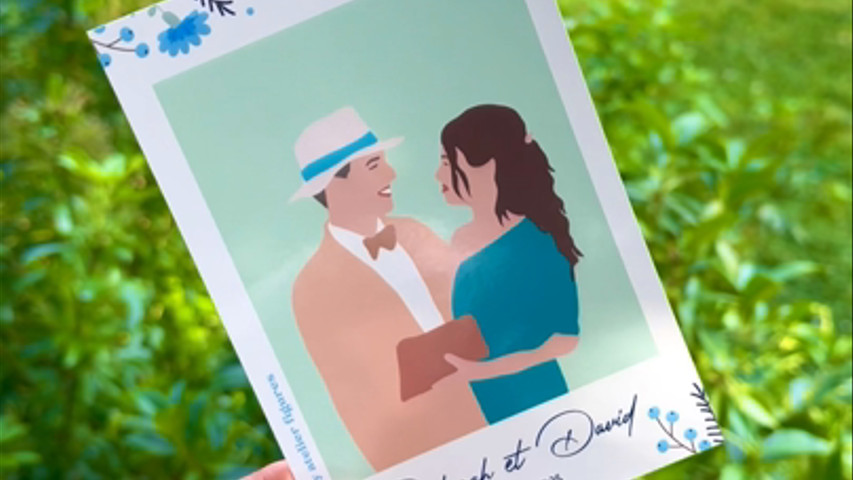 Le bar à portraits de votre mariage