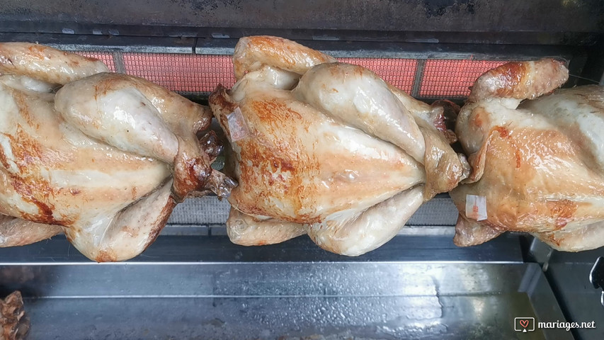 Poulet en rôtissoire