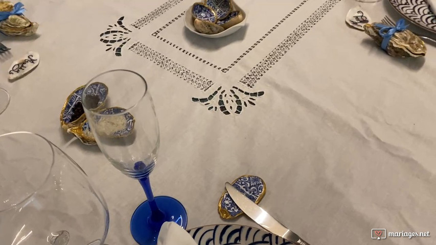 Décor de table et cadeaux d’invités - Collection Azuléjos