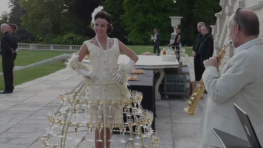 Robe à champagne Gatsby