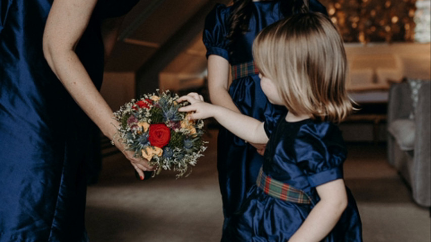 Isabelle, James et leurs enfants