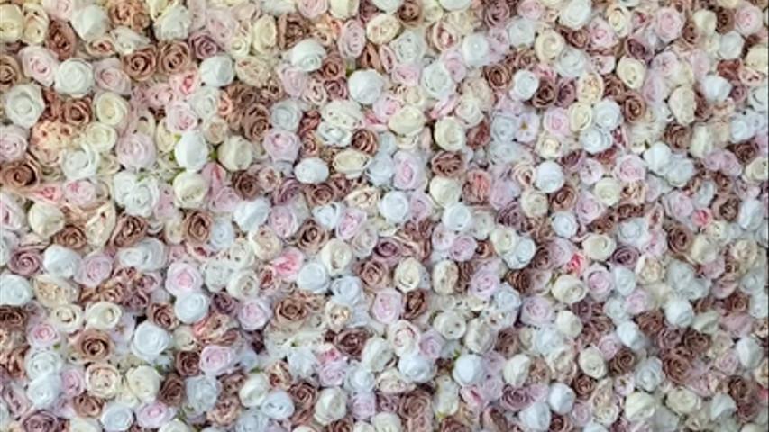 Mur de fleurs miss Vivienne